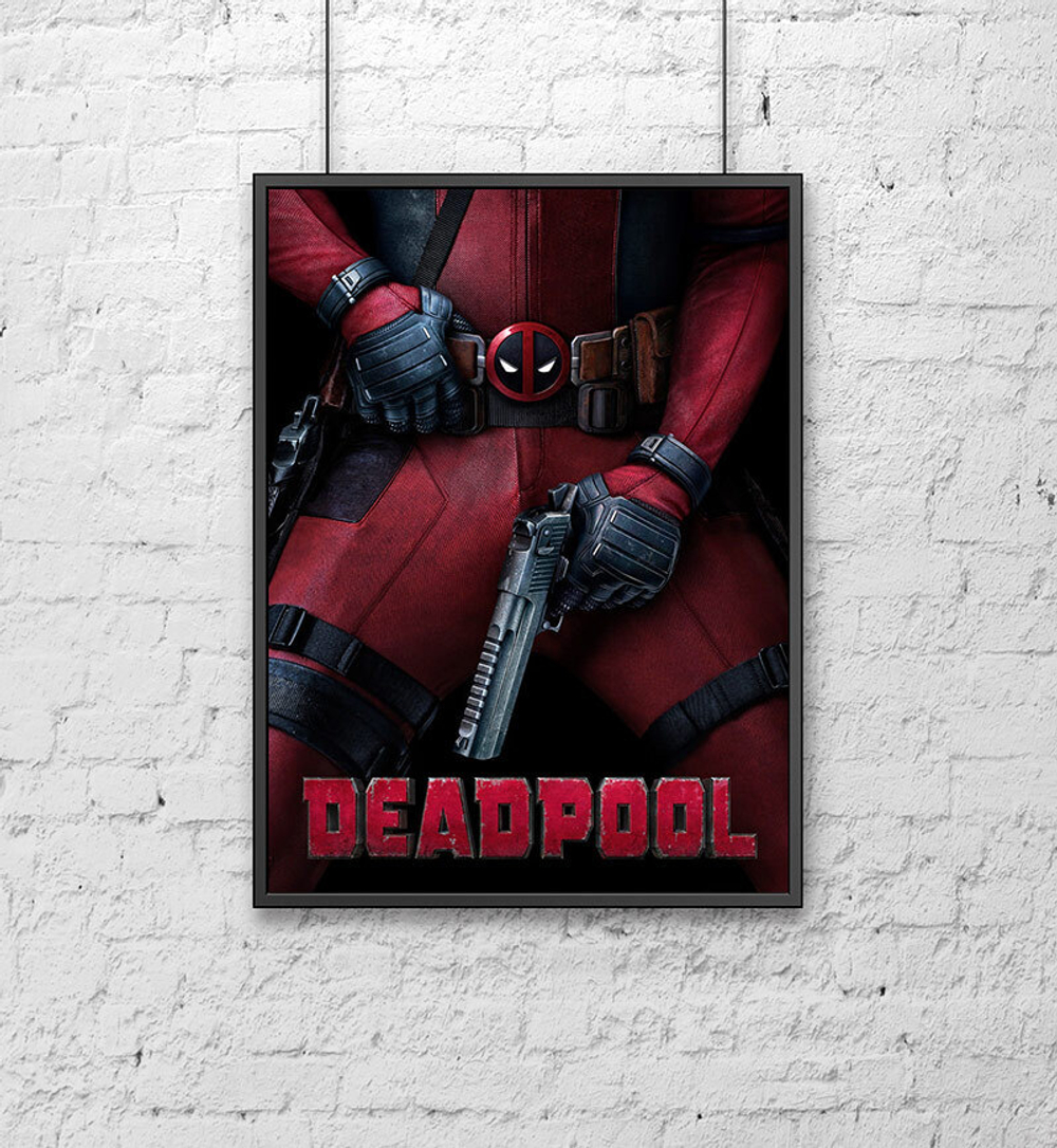 Постер для интерьера на стену (30х40 см). Дэдпул (Deadpool)