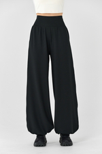 Брюки макси с манжетами с карманами