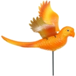 Фигура на спице «Попугай» 60 см (фигура 17*22 см) для отпугивания птиц, микс