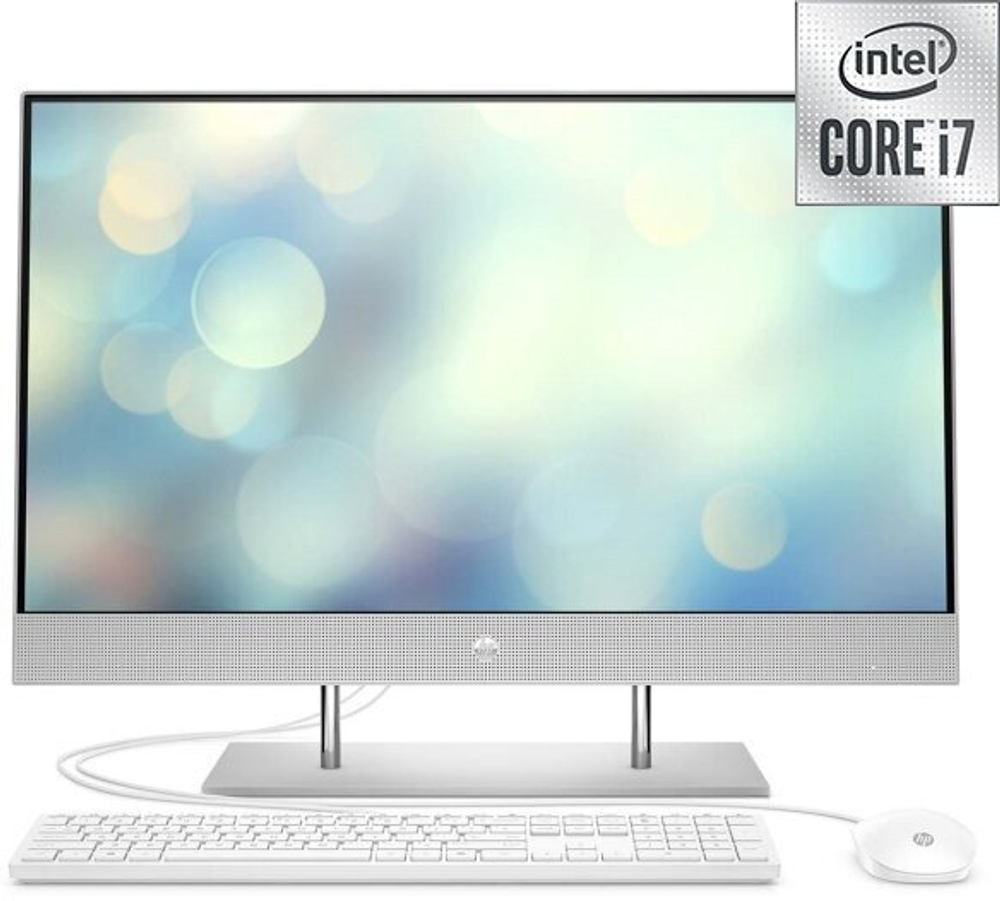 Моноблок HP 24-dp0019ur. Конфигурация: Intel Core i7 1065G7 1.3 ГГц/8 ГБ/256 ГБ SSD/nVidia GeForce MX330 2ГБ/Windows 10 Домашняя/23.8"/1920x1080 пикс./Touch