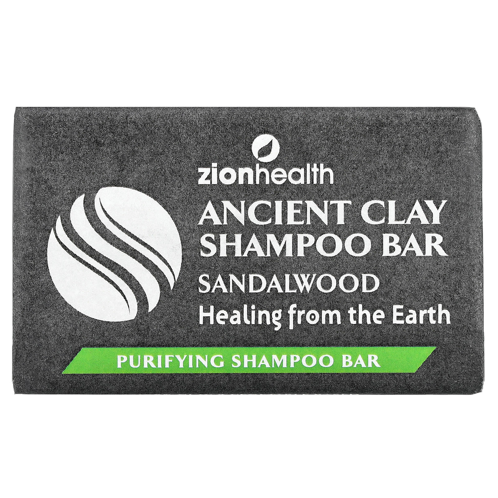 Zion Health, Шампунь для волос Ancient Clay, сандаловое дерево, 70 г (6 унций)