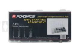 Стопорные кольца внутренние и внешние, 300пр. Forsage F-818