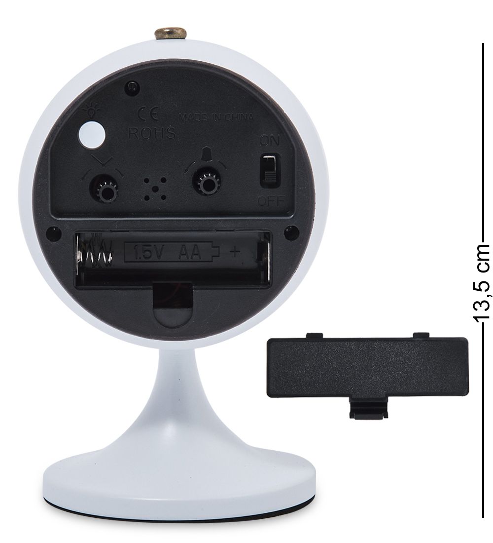 GAEM Art CL-72/4 Будильник «Шар» белый