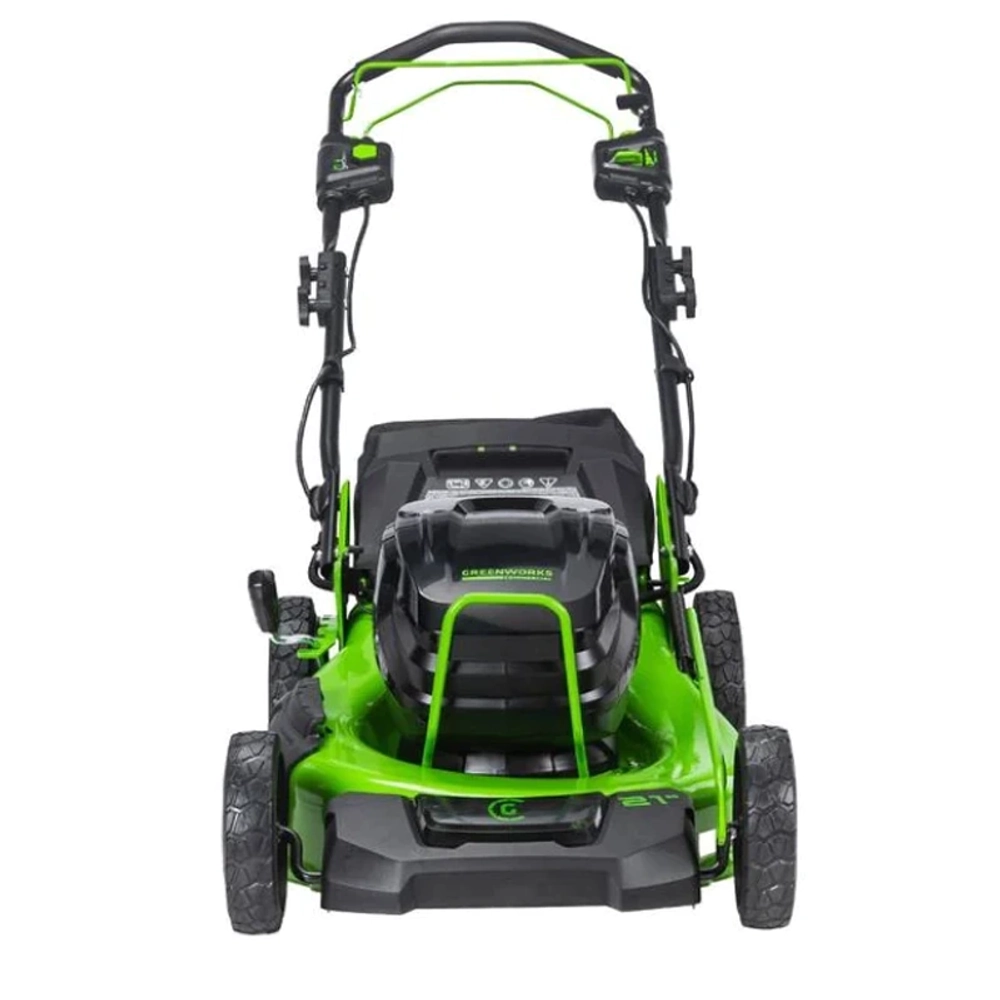 Аккумуляторная газонокосилка Greenworks GC82HPLM512K8 82В (2 x 8 Ач, ЗУ) нож 51 см, 2518907U28