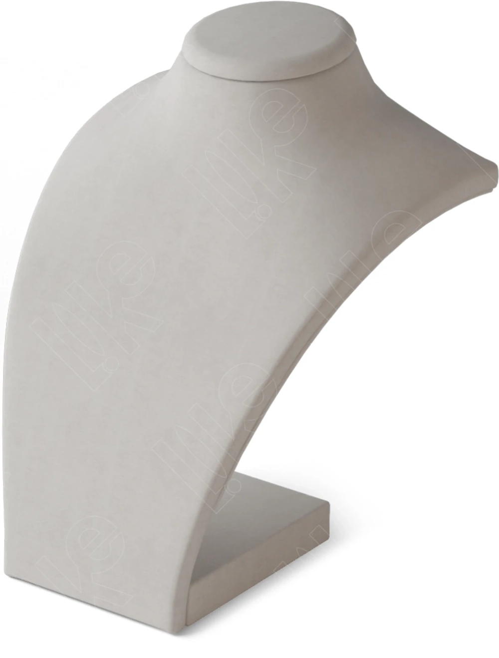 Бюст для украшений Романс объемный изогнутый с резинкой