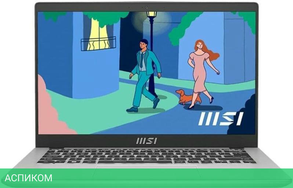 Ноутбук MSI Modern 14 C12M-239RU серебристый (9S7-14J111-239)