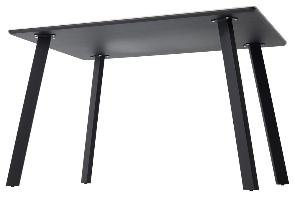 Стол ТИК ТАК 120 PANDORA LIGHT, керамика / Черный каркас М-City