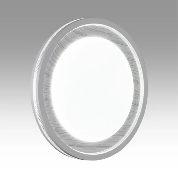 7681/ELN COLOR SN 164 Светильник пластик/сер под дер LED 76Вт 3000/4000/6000K D480 IP43 CCT MAVI WOOD