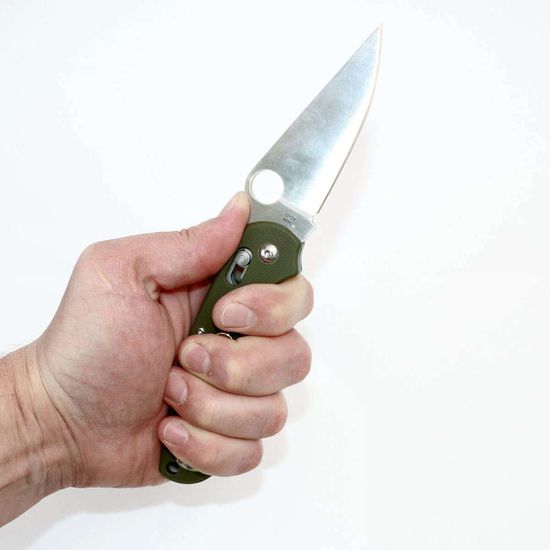 Складной нож Ganzo G729 зеленый, G729-GR c клинком из стали 440C, рукоять G10