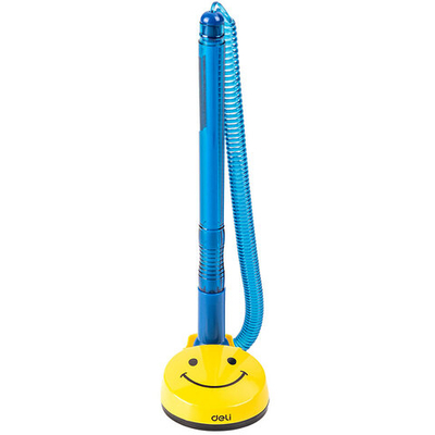 Ручка шариковая Deli "Daily", на подставке, 0,7 мм, синие чернила