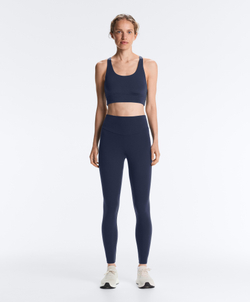 Oysho Спортивный бюстгальтер с бретелями на спине, синий