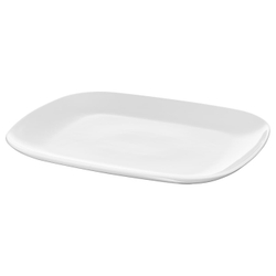 IKEA VÄRDERA  (ИКЕА ВÄРДЕРА)  -  Тарелка, белая, 31x26 см