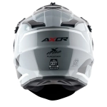 Шлем AXOR X-CROSS FLAG STAFF D/V, с визором, цвет черный/серый (M)