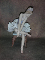 Статуэтка. Фарфор. Премьера Балерина на стуле. Lladro. Испания