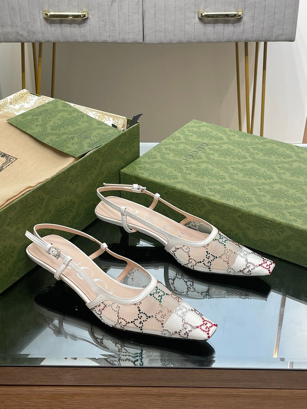 Gucci GG Slingback Pump 3.5 cm