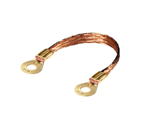 ПМК-10-300(БМ8 - БМ8) Провод массы "косичка" L=300 мм (БМ8 - БМ8, медная, сечение 10мм кв.) АЭНК