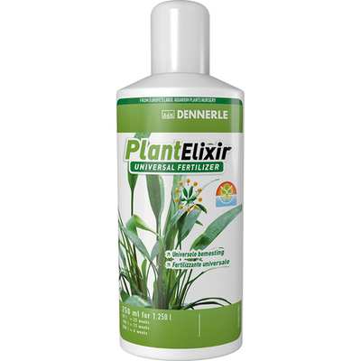 Dennerle Plant Elixir - Универсальное удобрение для всех аквариумных растений, 250 мл на 1250 л