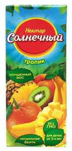 СОК НЕКТАР СОЛНЕЧНЫЙ ТРОПИК 0.2Л