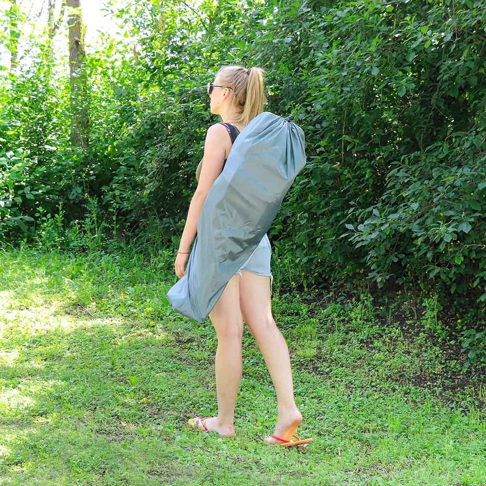 Кресло складное 82х82х72 см, Гриб, темно-серое, оксфорд, 100 кг, Green Days