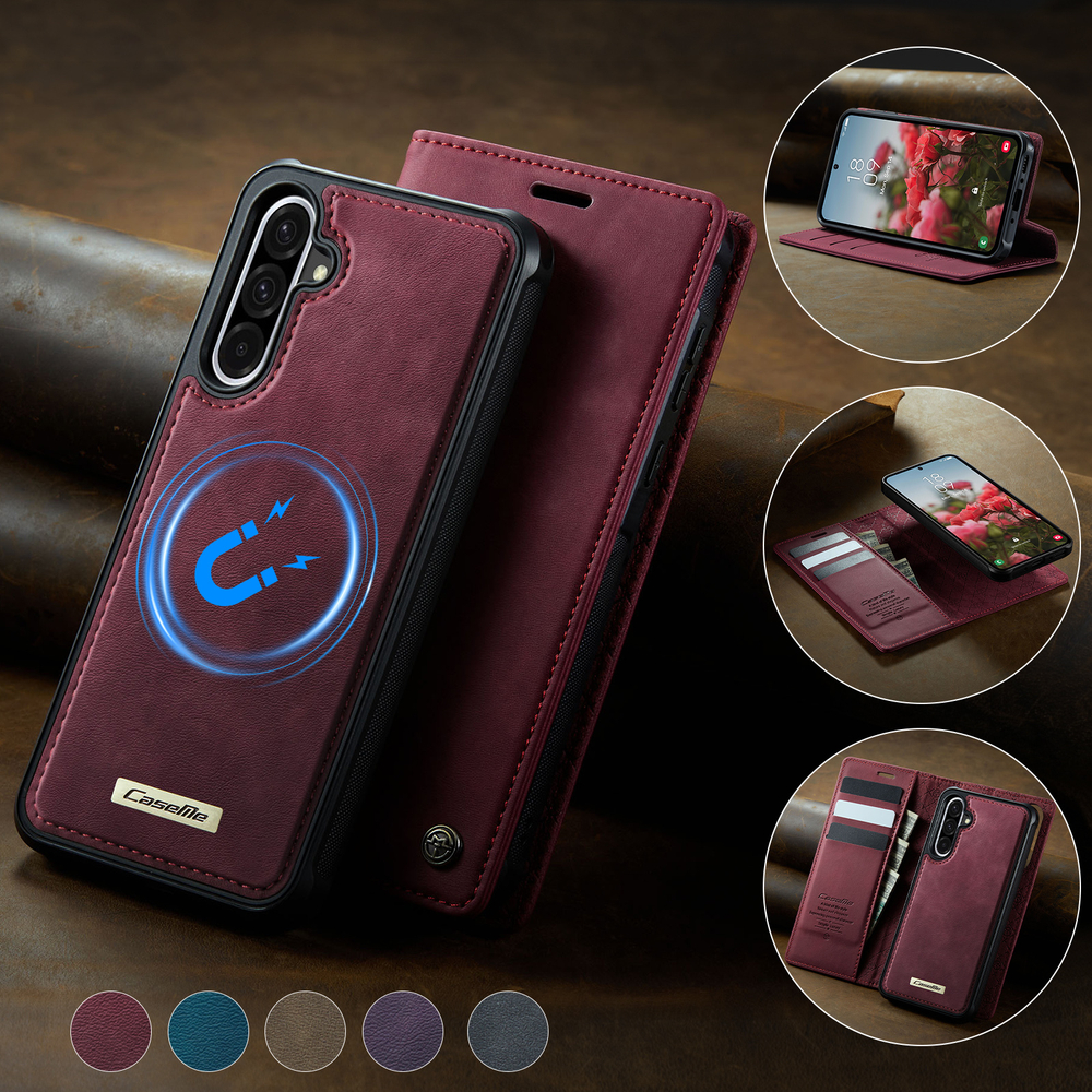 Чехол-кошелек CaseMe 2 in 1 MagSafe Samsung Galaxy A56