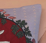 Декоративный гобеленовый чехол для интерьерной подушки Бегущий Заяц 47*47