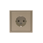 Розетка ArtGallery 16А с заземл. механизм шампань SE GAL000543