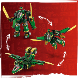 Конструктор LEGO Ninjago 71845 Реактивный мех Ллойда — фото 14