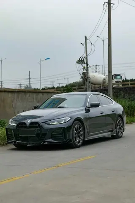 Обвес для BMW 4 серии G26 2020-2027+ БМВ Губа и диффузор