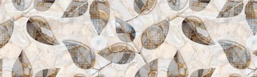 Кухонный фартук Мраморные листья (Ф-221) 2000х600 мм