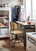 Рабочий стол - IKEA FJÄLLBO/FJALLBO, 100х36 см, черный, ФЬЕЛЛЬБО ИКЕА