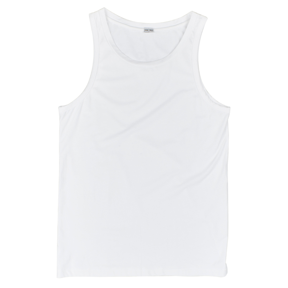 Мужская майка белая HOM SUPREME COTTON Tanktop 401332_400003