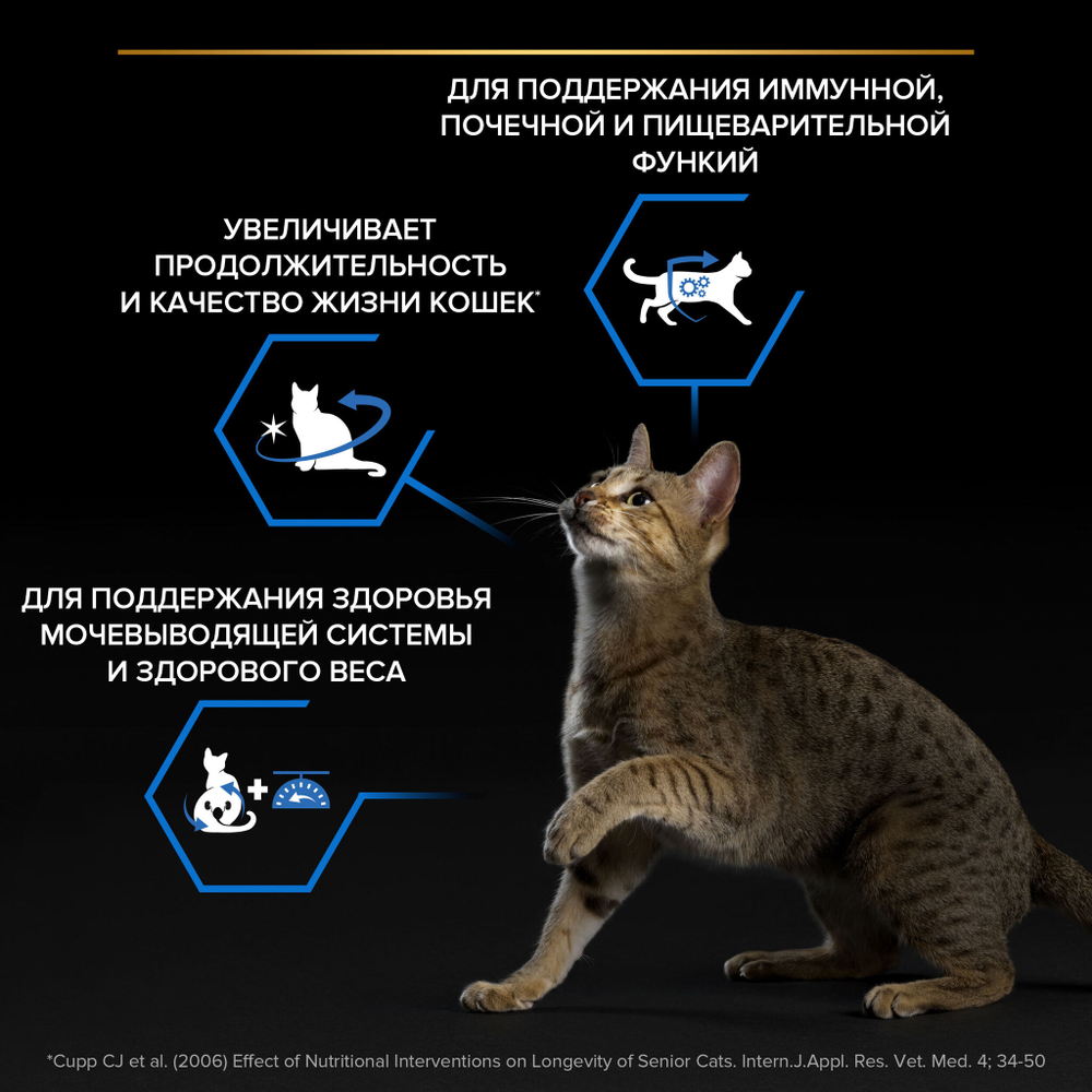 Pro plan корм сухой для пожилых кошек стерилизованных старше 7 лет с индейкой