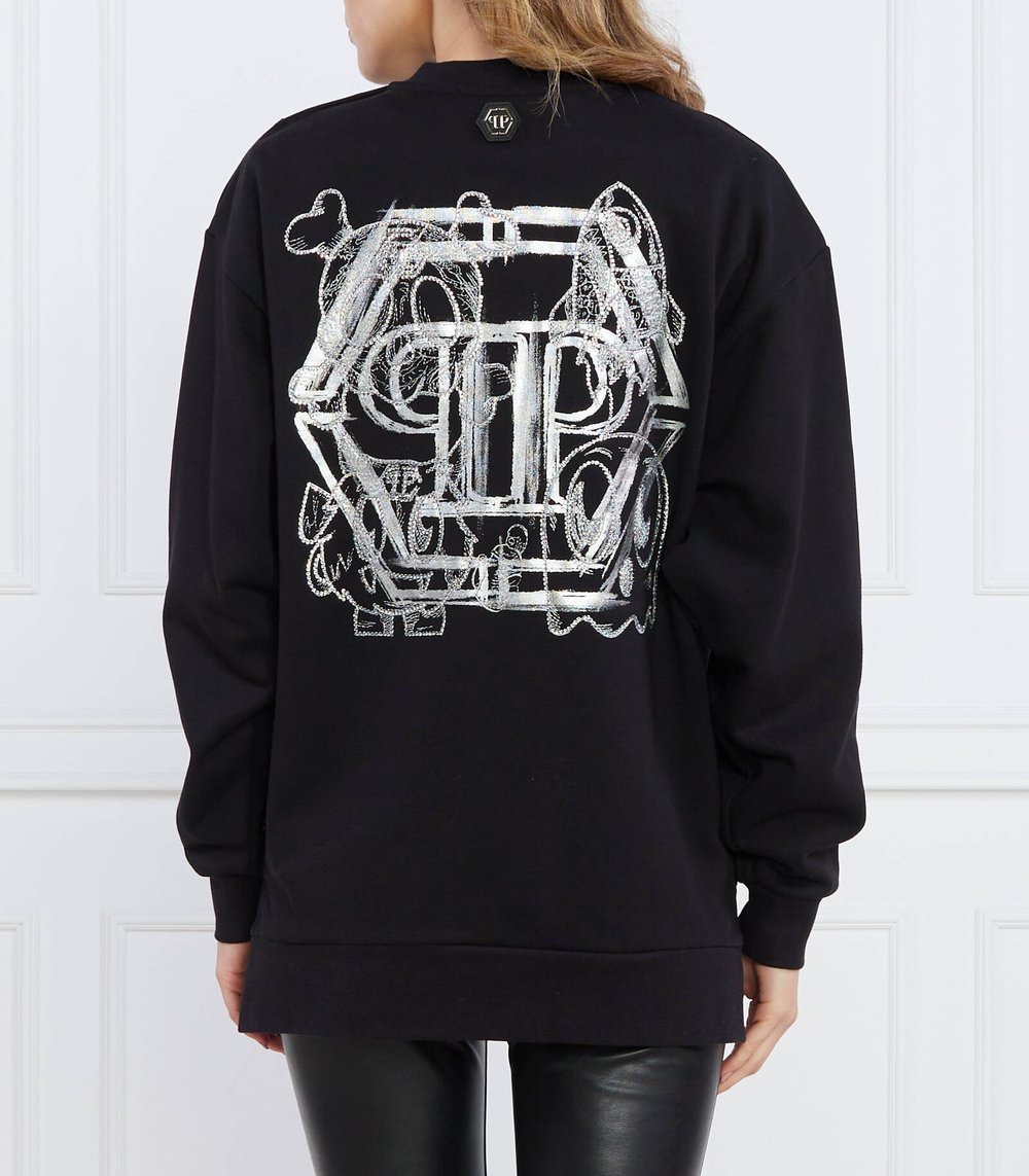 Худи Philipp Plein - черный(WJO0826 PJO002N)