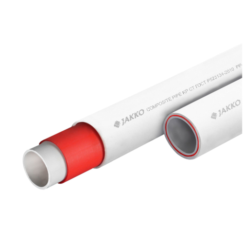 Jakko Труба полипропиленовая d32 армированная стекловолокном L4,0м PN20 толщина 4,4мм