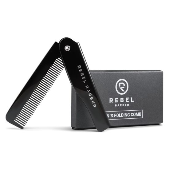 Расческа для бороды REBEL BARBER, Folding Beard Comb