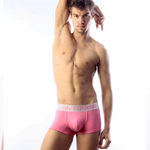 Мужские трусы хипсы Calvin Klein Boxer Steel Pink