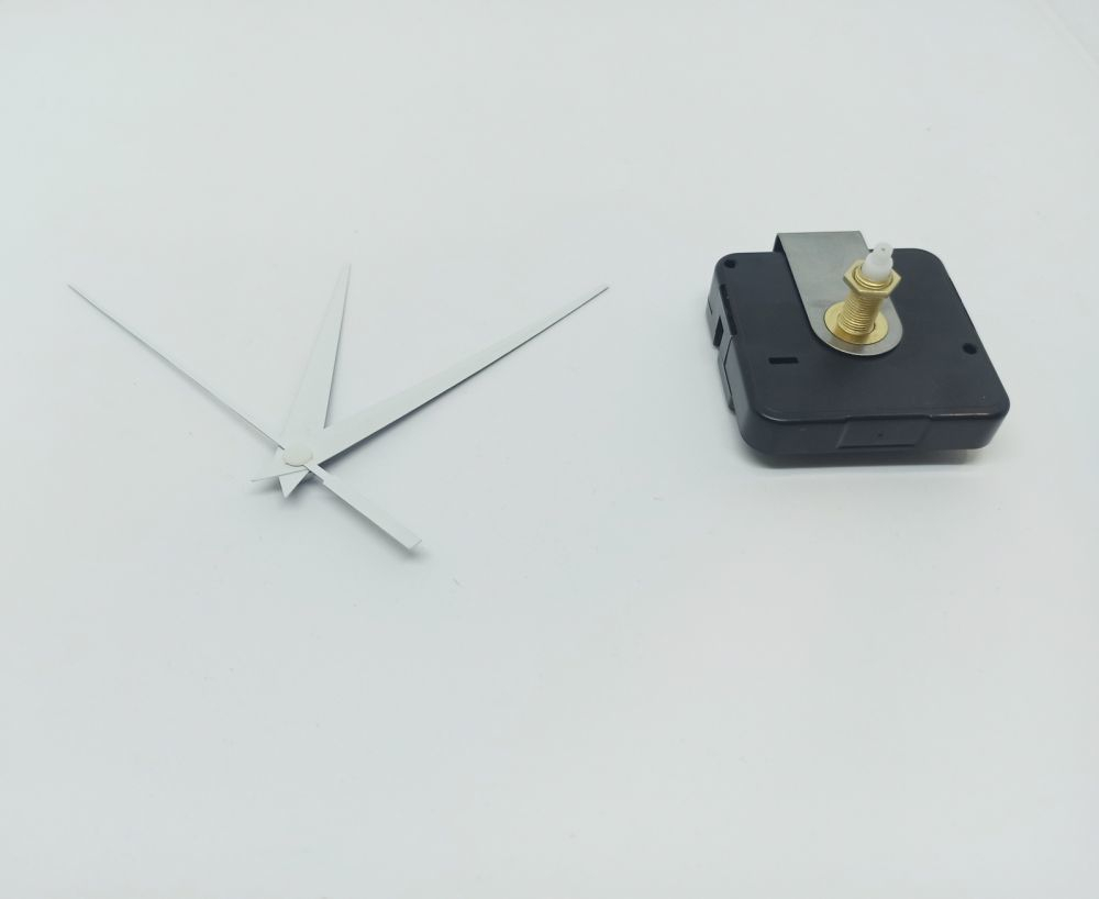 Часовой механизм, шток 21 мм, со стрелками №08 (1уп = 5шт)