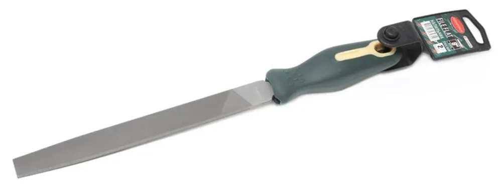 Напильник плоский 6''-150мм, на пластиковом держателе RockForce RF-5056P16
