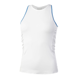 Женская теннисная майка Lucky in Love In A Ruche Tank Top Women - White