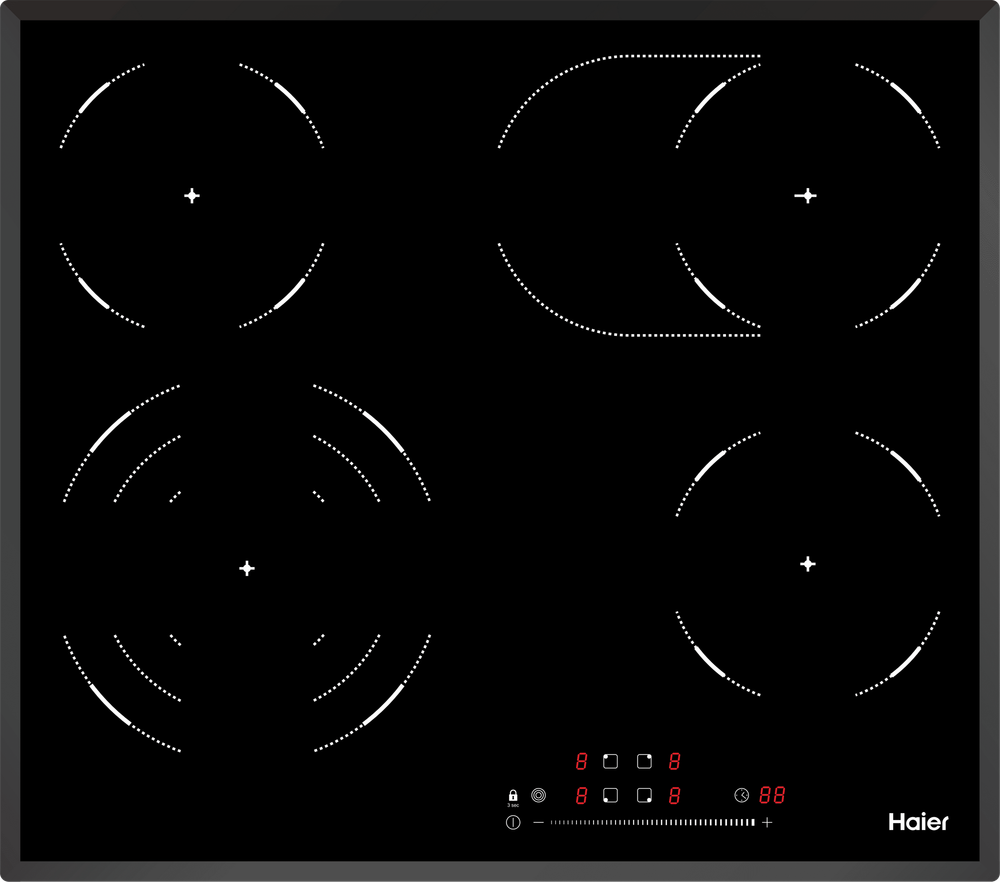Стеклокерамическая варочная поверхность Haier HHY-C64DFB