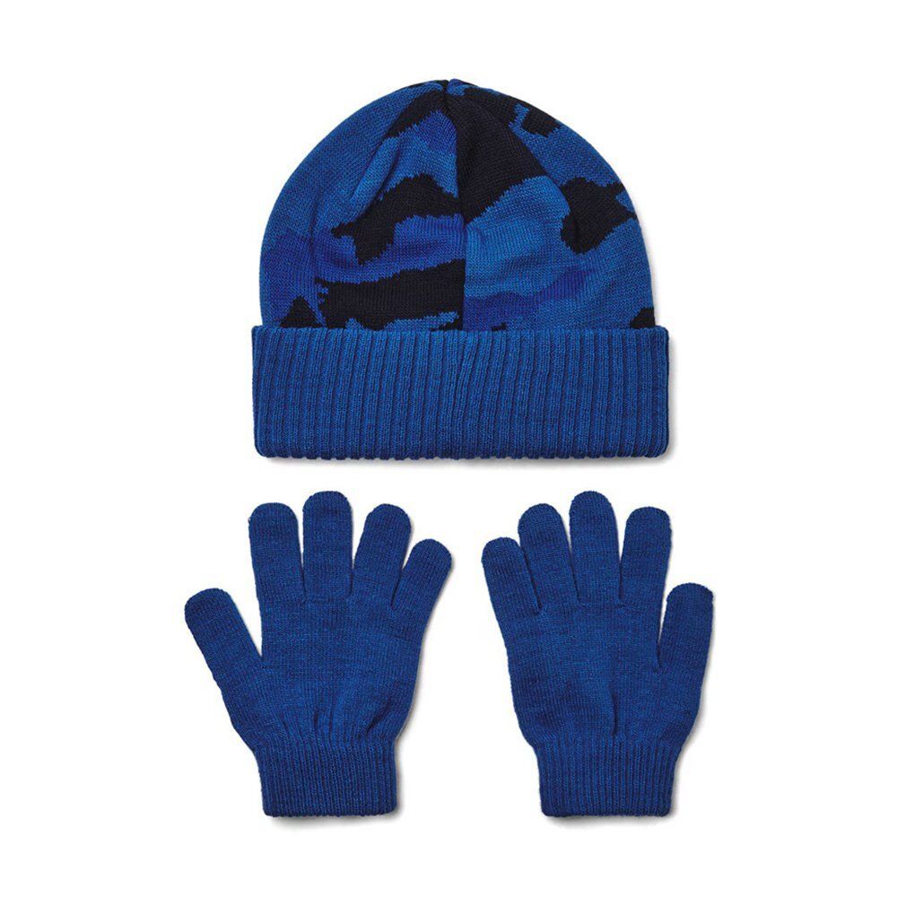 Баскетбольная шапка Under Armour B Beanie/Glove Combo Navy Баскетбольная шапка Under Armour B Beanie/Glove Combo Navy