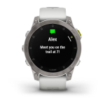 Смарт часы Garmin Epix (Gen 2) Sapphire титановый белый
