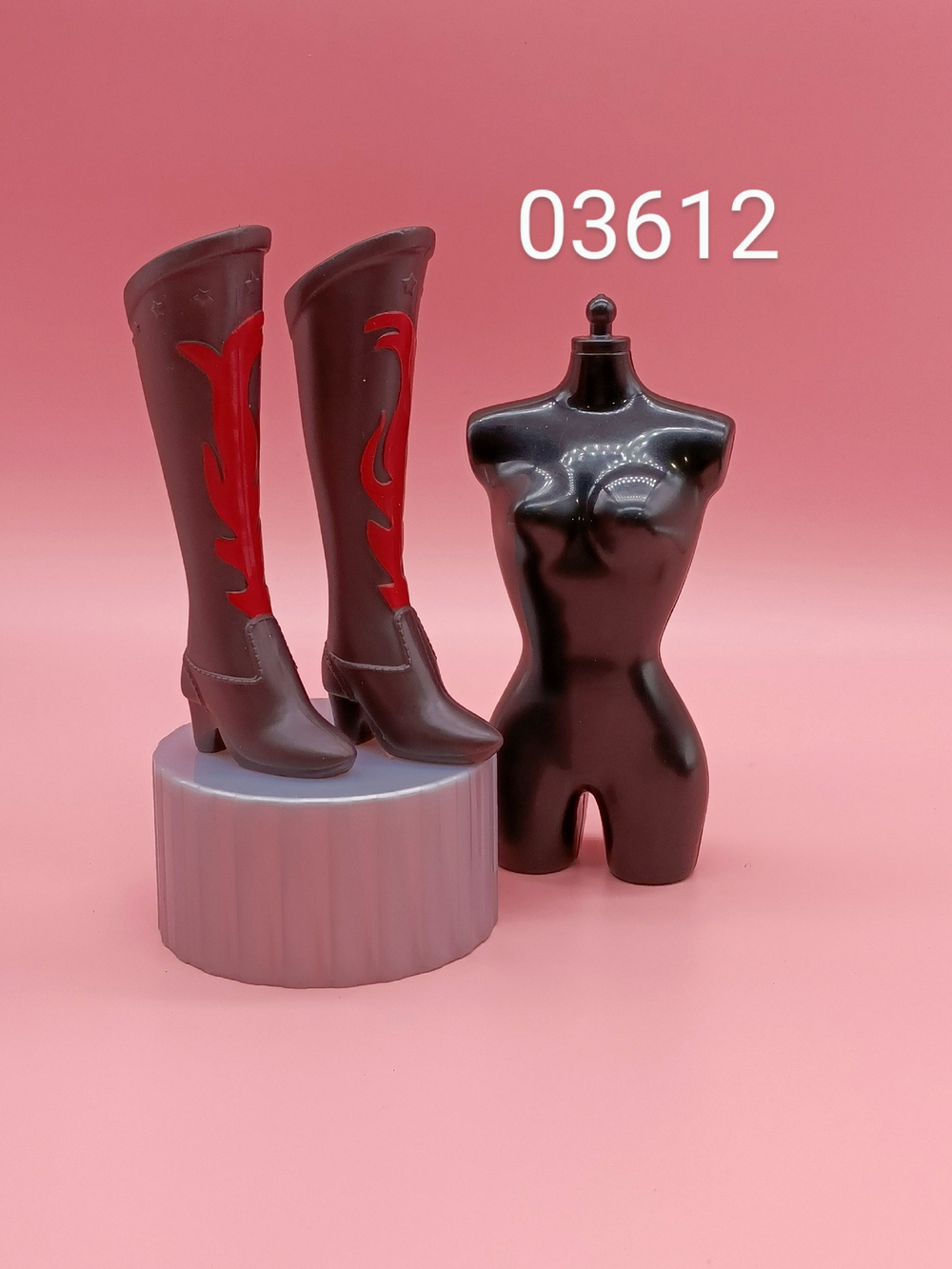 Обувь для куклы Барби винтаж сапоги 03612