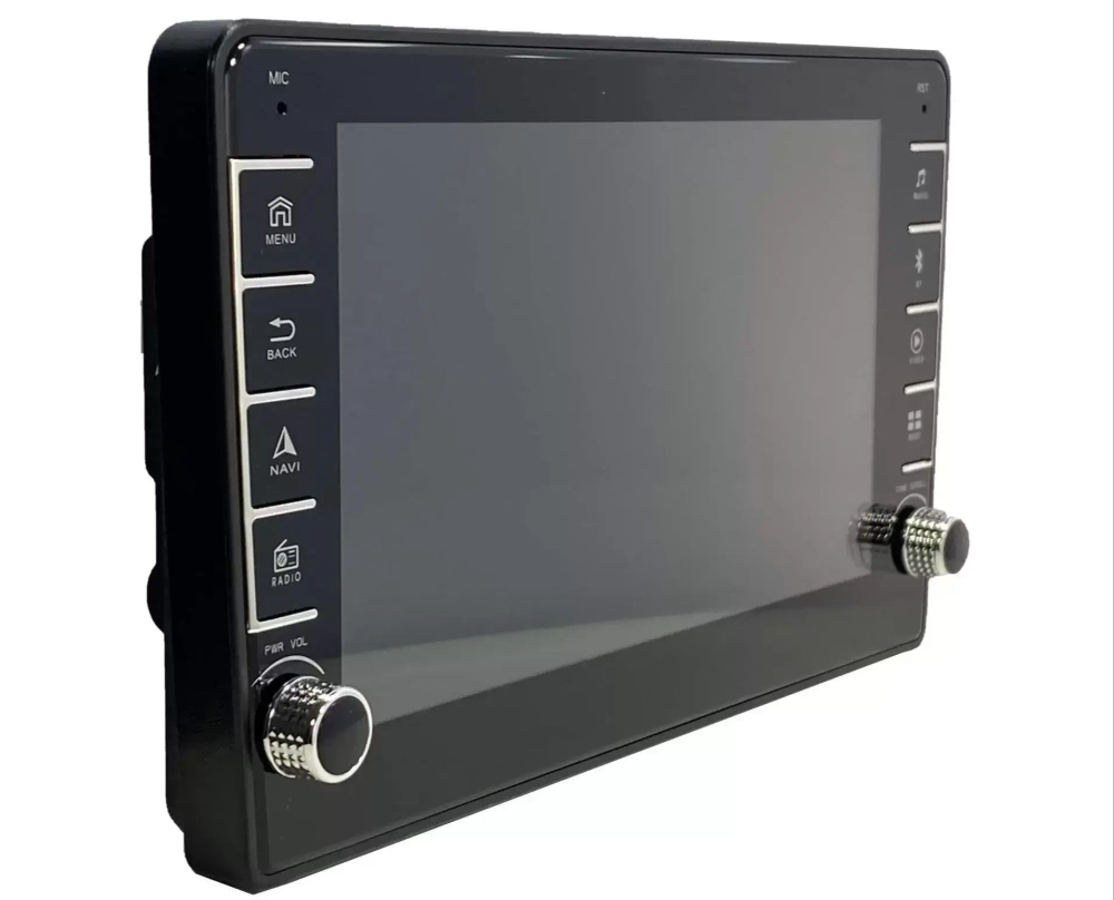 Магнитола в 9" рамку с 8,7" экраном, кнопками и крутилками - Carmedia OL-9015 QLed, Android 12, TS10, CarPlay, SIM-слот