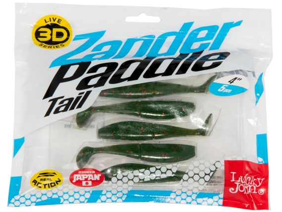 Виброхвосты LJ 3D Series Zander Paddle Tail 4.0in (10.00)/Z09 5шт.