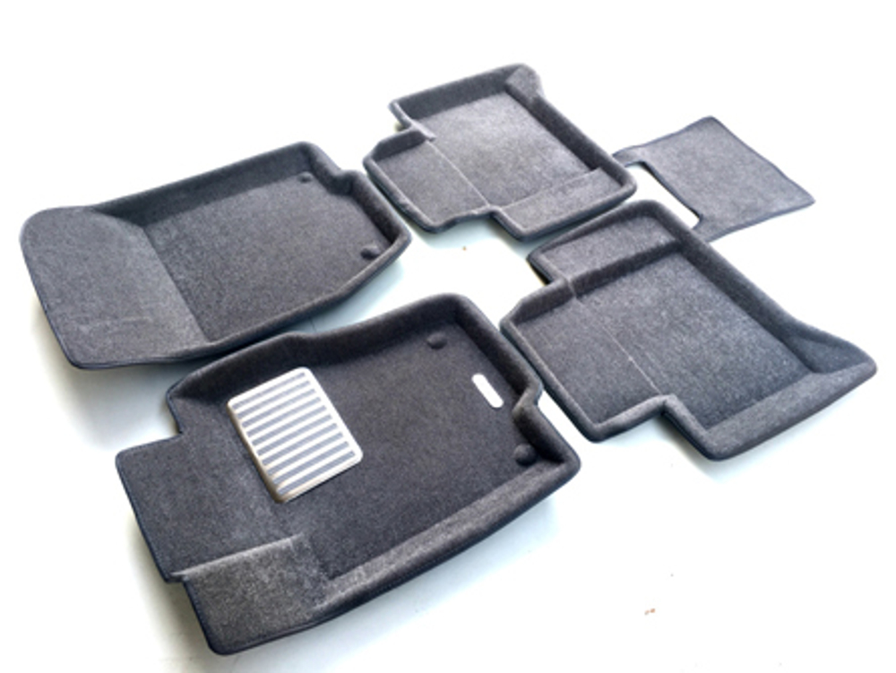 Коврики салона для MERCEDES W164 (ML,GL-Class) (2006-2012) Euromat 3D Lux серые. Арт. EM3D-003501G