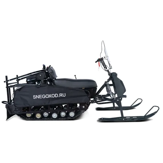 Мотобуксировщик "БУРЛАК-М" ЭКСПЕДИТОР RK (15 л.с.) + лыжный модуль