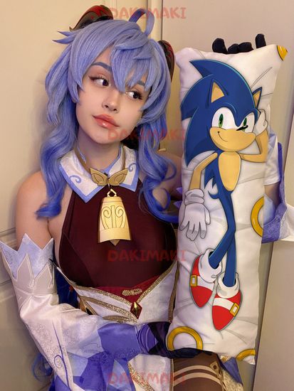 Мини дакимакура Соник арт. M0190, 60х20 см