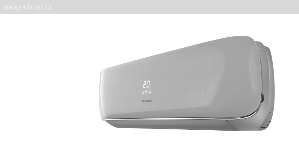 Инверторная сплит-система Hisense серии SILVER CRYSTAL SUPER DC Inverter AS-13UW4RVETG01(S) (комплект)
