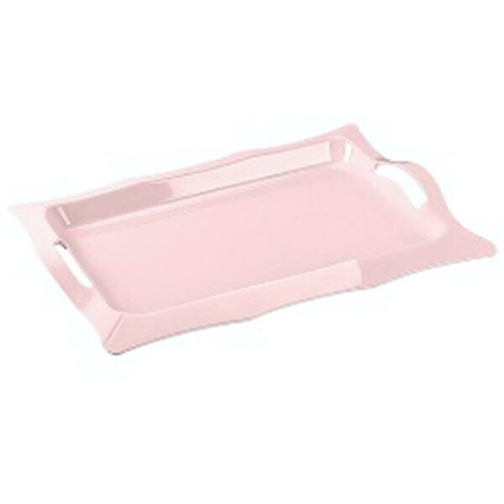 Поднос кристальный с ручками Парадайс 485*330*36 mix